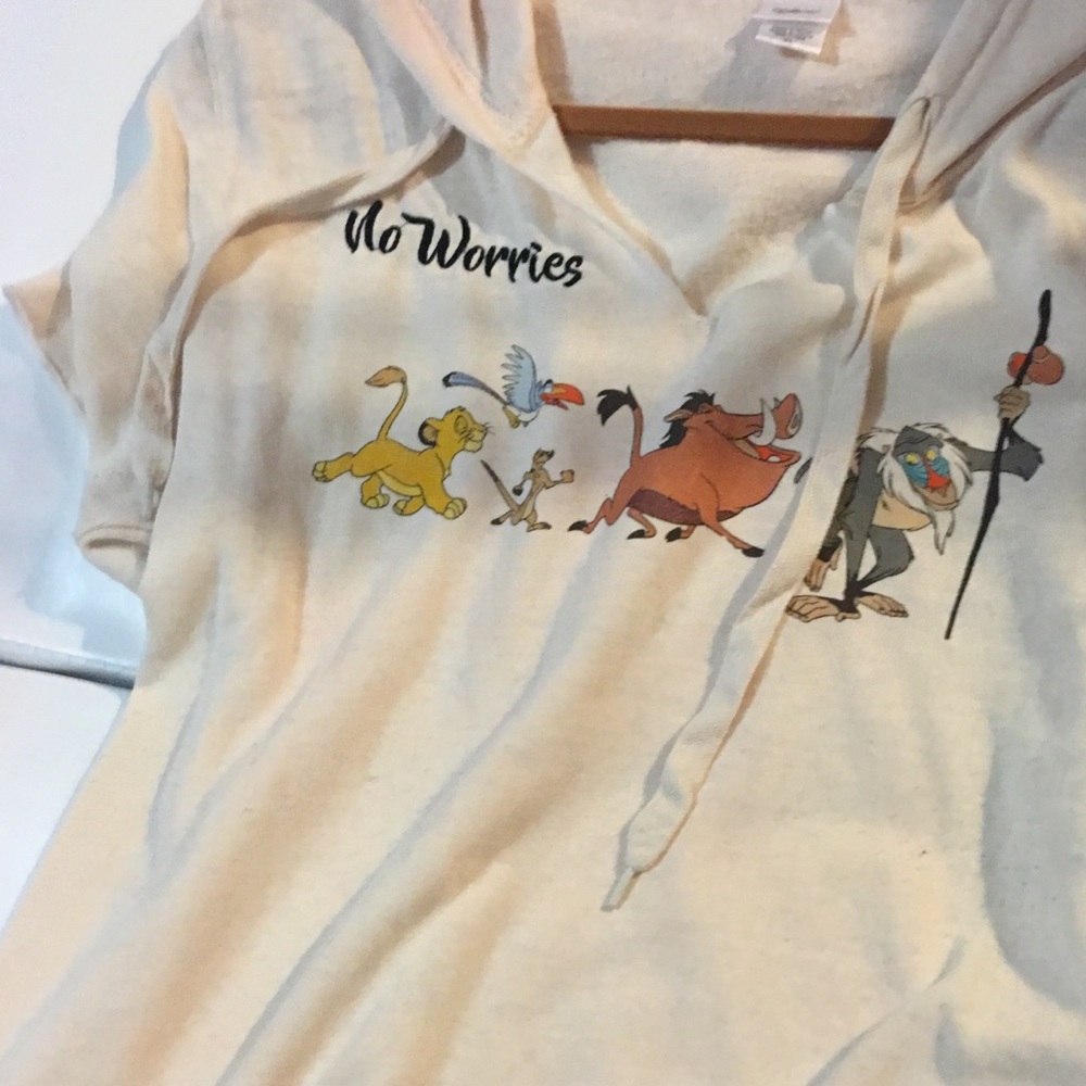 Disney Lion King Hakuna Matata short sleeve hoodie